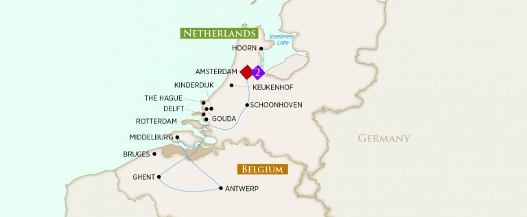 De hollandske og belgiske vandveje