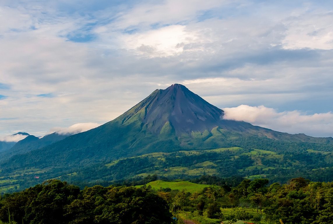 Den majestætiske Arenal Vulkan, som ikke har været aktiv siden 2010