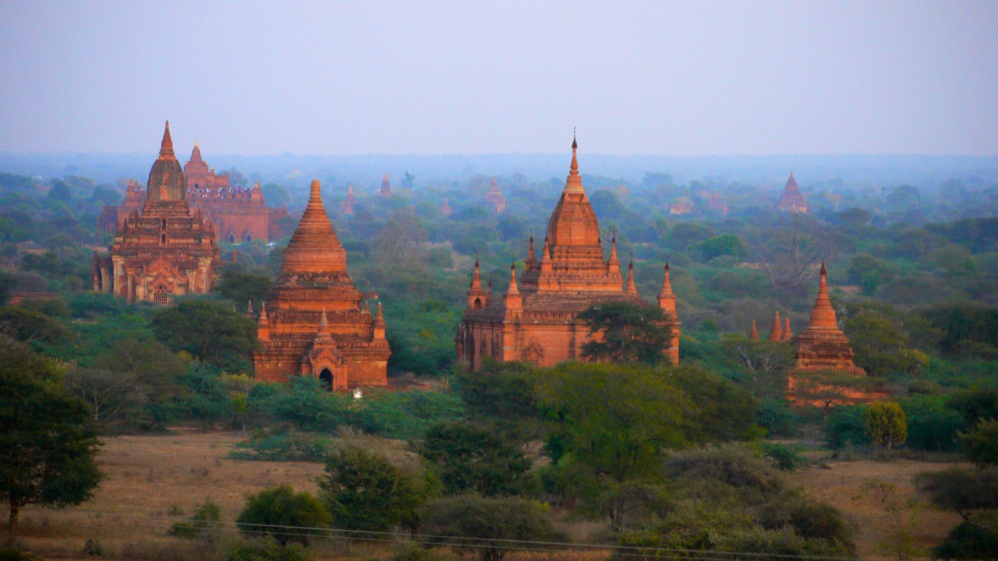 Den tidligere hovedstad Bagan er kendt for de tusinde pagoder