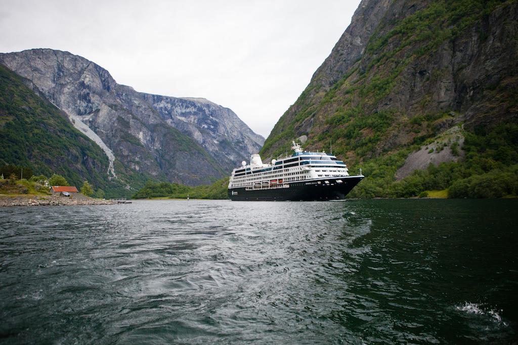 Azamara Club Cruises i de norske fjorde