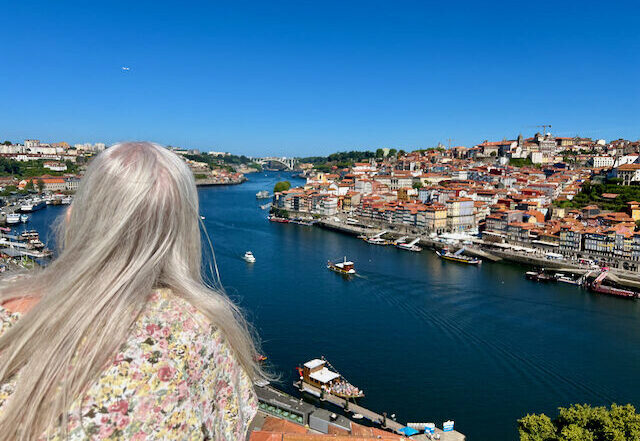 Porto udsigtspunkt over Douro floden