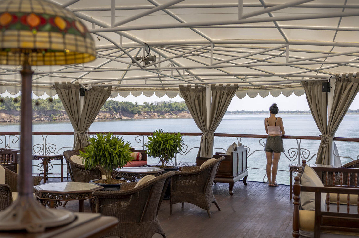 Indtag Mekong floden i Cambodia og Vietnam 